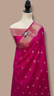 Pure Chiniya Silk Handloom Banarasi Saree - The Handlooms