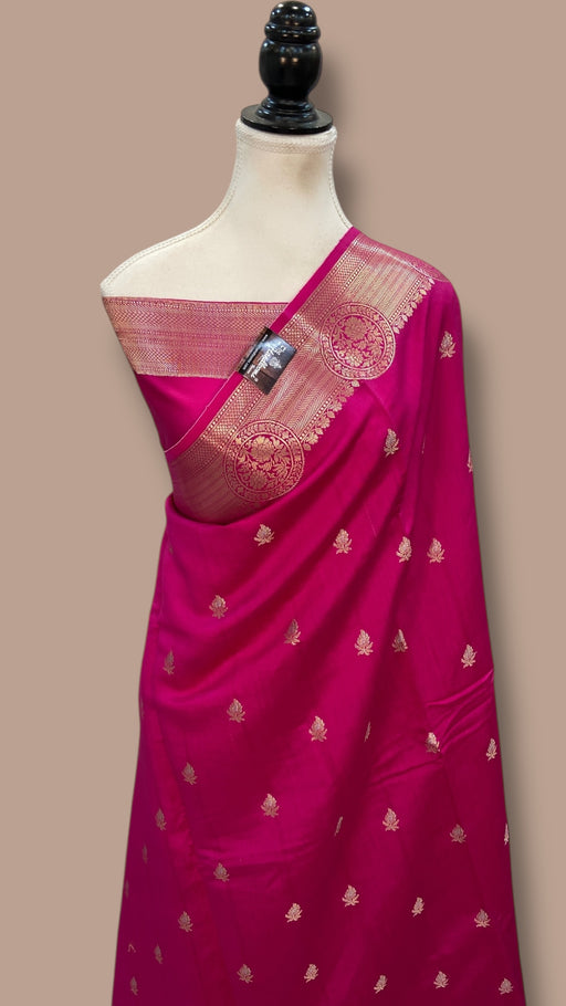 Pure Chiniya Silk Handloom Banarasi Saree - The Handlooms