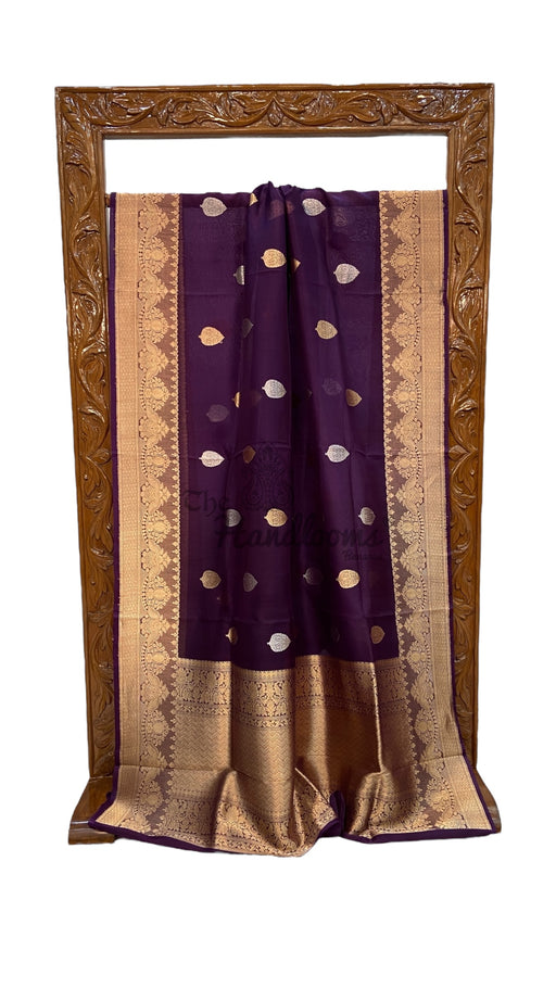 Pure Kora Handloom Banarasi Saree - The Handlooms