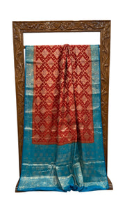 Pure Chiniya Silk Handloom Banarasi Saree - The Handlooms
