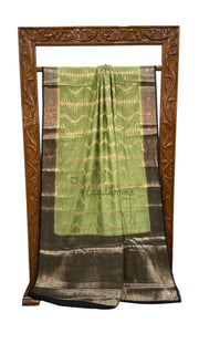 Pure Chiniya Silk Handloom Banarasi Saree - The Handlooms