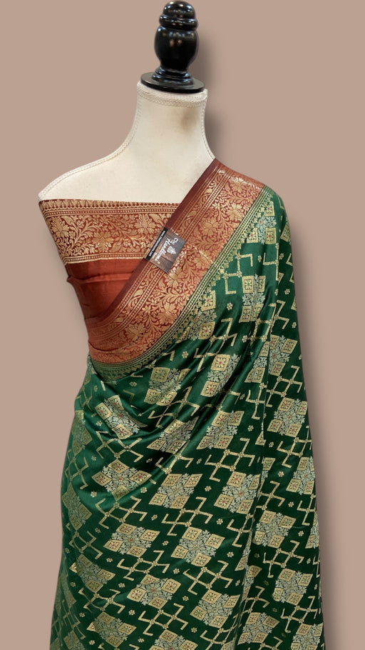 Pure Chiniya Silk Handloom Banarasi Saree - The Handlooms