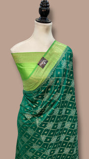 Pure Chiniya Silk Handloom Banarasi Saree - The Handlooms