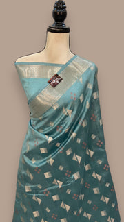 Pure Mango Silk Banarasi Handloom Saree - The Handlooms