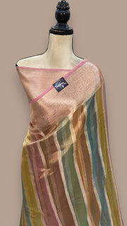 Pure Kora Tissue Handloom Banarasi Saree - The Handlooms