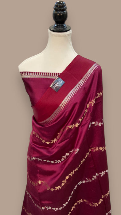 Pure Mango Silk Banarasi Handloom Saree