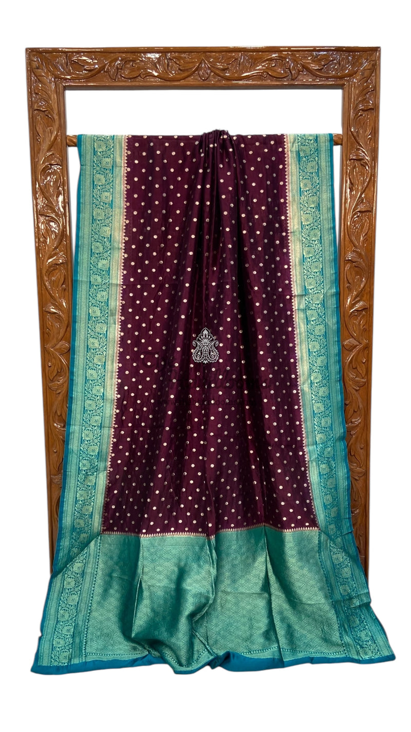 Pure Dupion Silk Banarasi Handloom Saree - The Handlooms