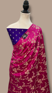 Pure Mango Silk Banarasi Handloom Saree - The Handlooms