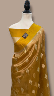 Pure Kora Tissue Handloom Banarasi Saree - The Handlooms