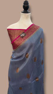 Pure Kora Handloom Banarasi Saree - The Handlooms
