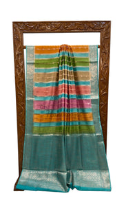 Pure Chiniya Silk Handloom Banarasi Saree - The Handlooms