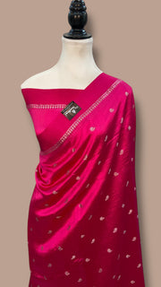 Pure Mango Silk Banarasi Handloom Saree - The Handlooms