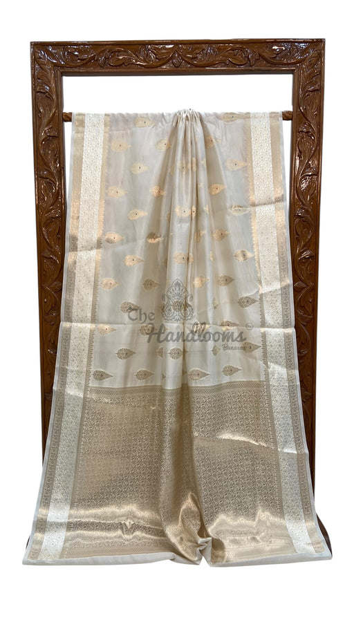 Pure Mango Silk Banarasi Handloom Saree - The Handlooms