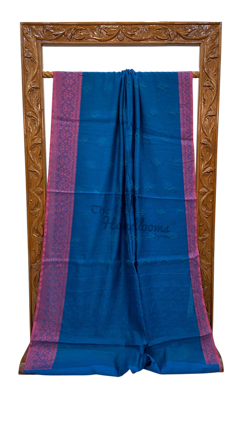 Pure Chiniya Silk Handloom Banarasi Saree - The Handlooms