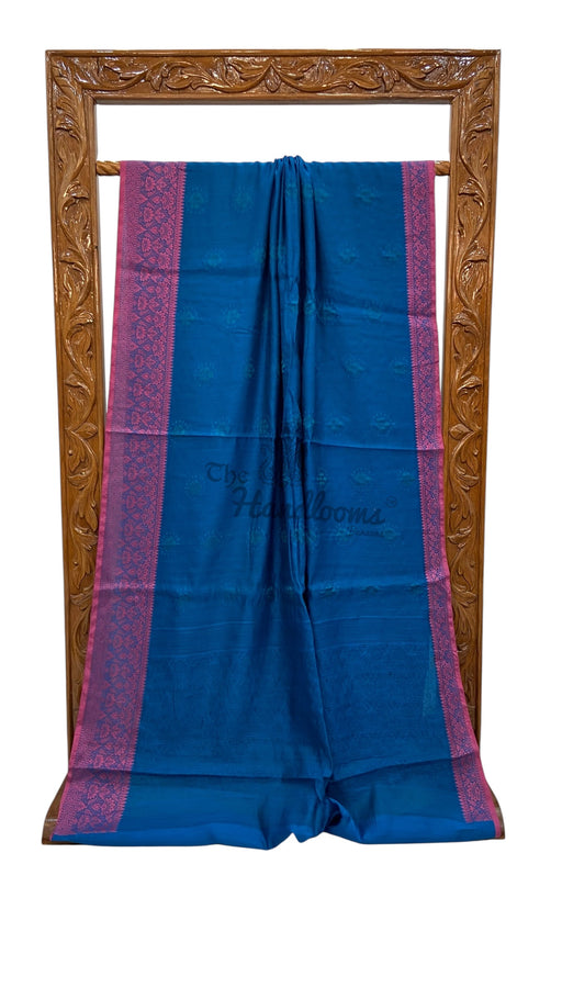 Pure Chiniya Silk Handloom Banarasi Saree - The Handlooms