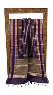 Pure Kora Handloom Banarasi Saree - The Handlooms