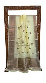 Pure Kora Handloom Banarasi Saree - The Handlooms