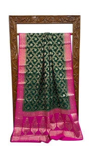 Pure Chiniya Silk Handloom Banarasi Saree - The Handlooms