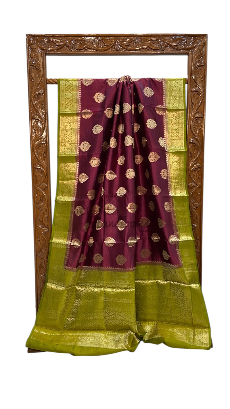 Pure Dupion Silk Banarasi Saree