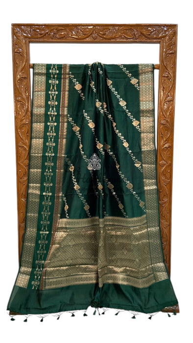 Pure Mango Silk Banarasi Handloom Saree