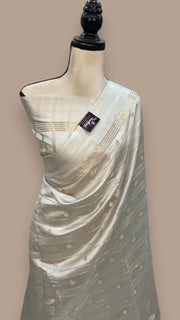 Pure Mango Silk Banarasi Handloom Saree - The Handlooms