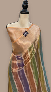 Pure Kora Tissue Handloom Banarasi Saree - The Handlooms