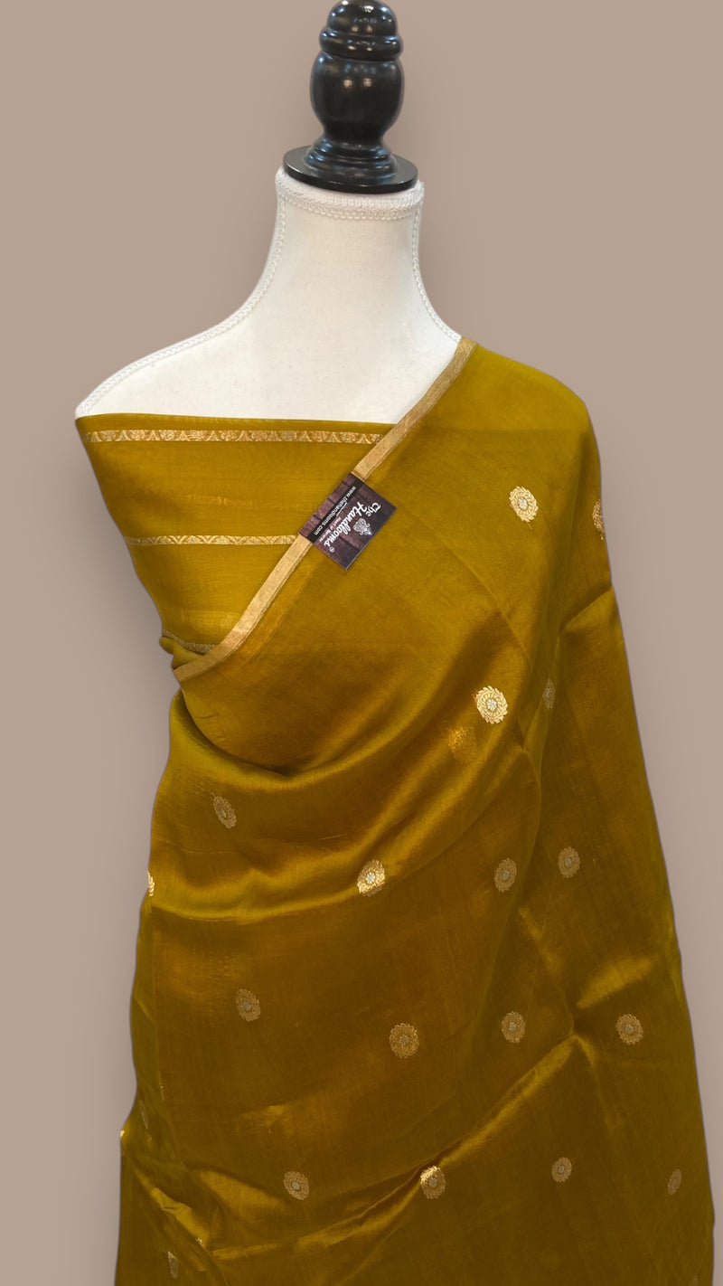 Pure Kora Handloom Banarasi Saree - The Handlooms