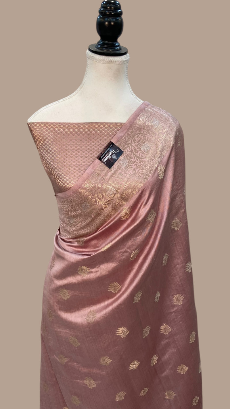 Pure Chiniya Silk Handloom Banarasi Saree - The Handlooms