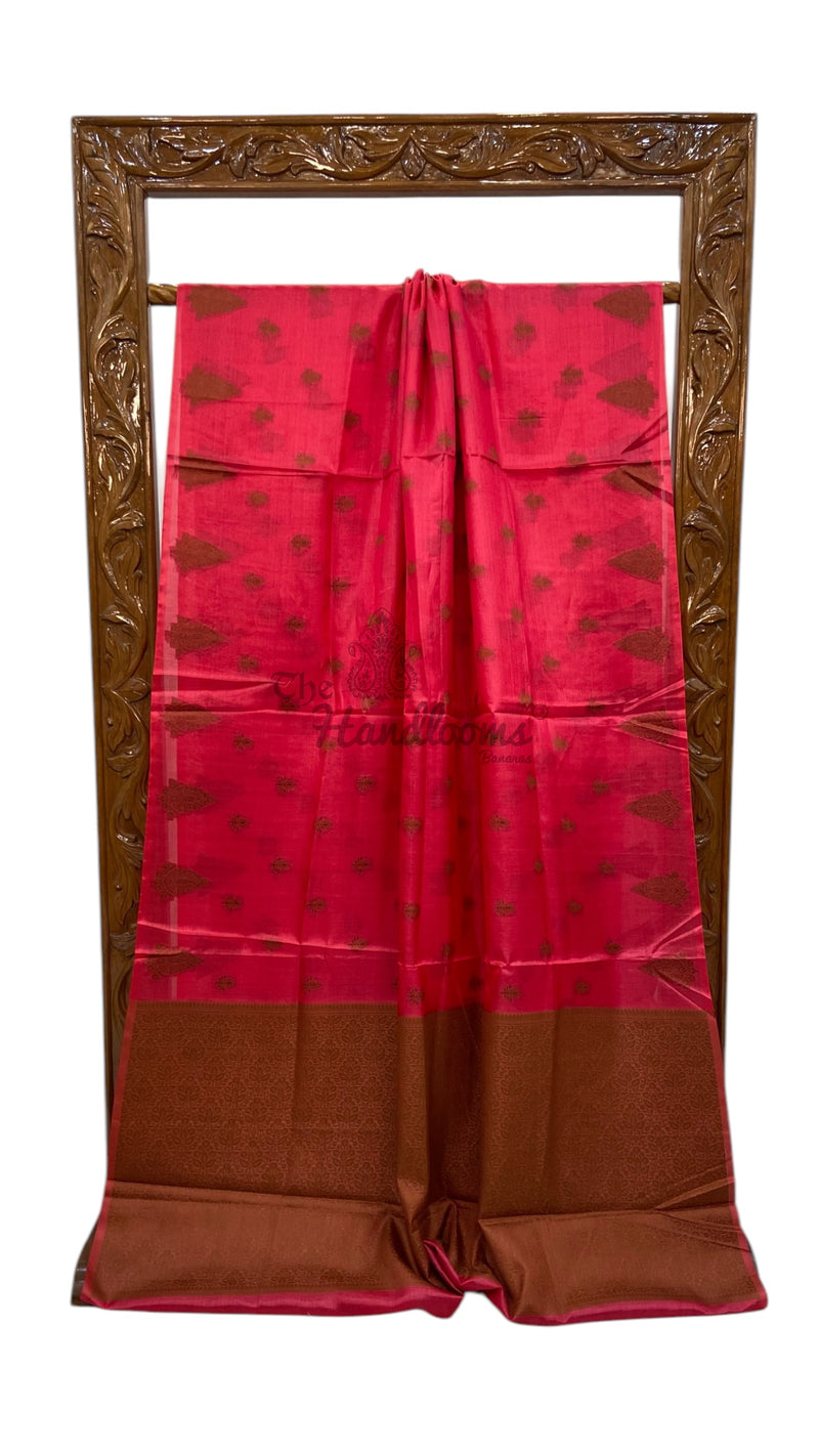 Pure Tussar Silk Handloom Banarasi Saree - The Handlooms