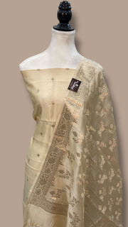 Pure Mango Silk Dress Material - The Handlooms