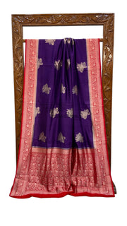 Pure Chiniya Silk Handloom Banarasi Saree - The Handlooms