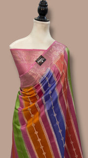 Pure Chiniya Silk Handloom Banarasi Saree - The Handlooms