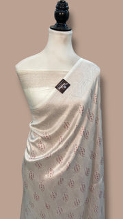 Pure Moonga Khaddi Handloom Banarasi Saree - The Handlooms