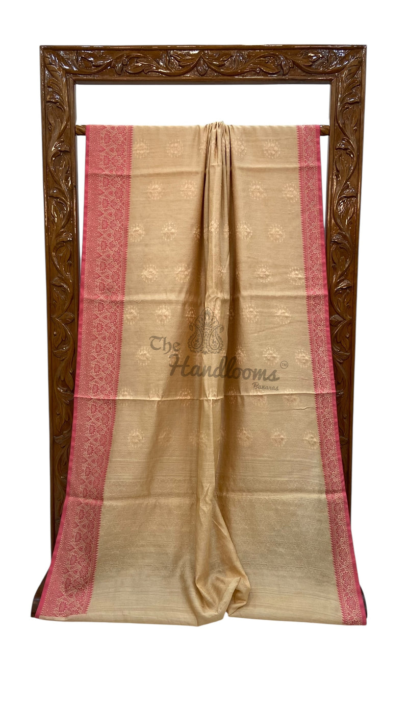 Pure Chiniya Silk Handloom Banarasi Saree - The Handlooms