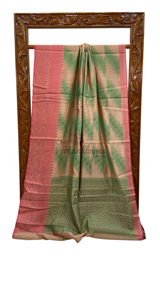 Pure Chiniya Silk Handloom Banarasi Saree - The Handlooms