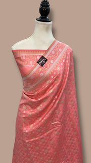 Pure Moonga Khaddi Handloom Banarasi Saree - The Handlooms