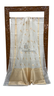 Pure Kora Handloom Banarasi Saree - The Handlooms