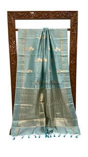 Pure Mango Silk Banarasi Handloom Saree - The Handlooms