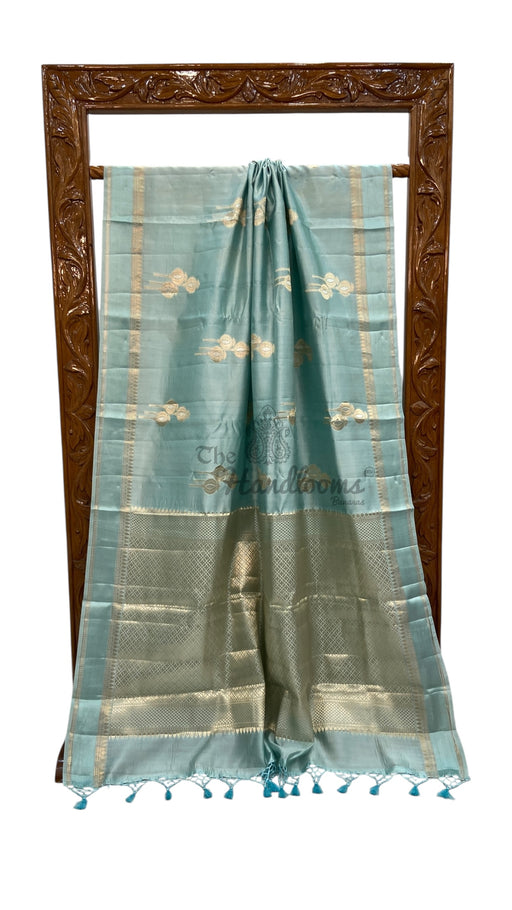 Pure Mango Silk Banarasi Handloom Saree - The Handlooms