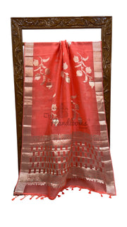 Pure Kora Handloom Banarasi Saree - The Handlooms