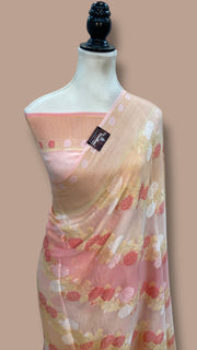Pure Chiffon Khaddi Banarasi Saree - The Handlooms
