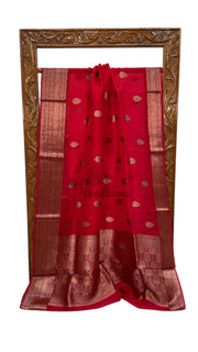 Pure Kora Handloom Banarasi Saree - The Handlooms