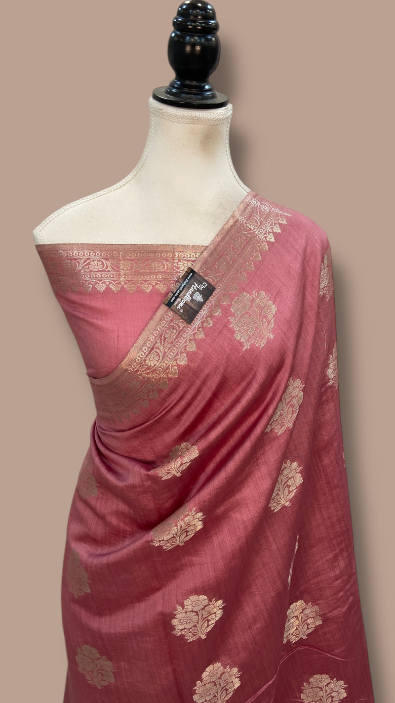 Pure Chiniya Silk Khaddi Handloom Banarasi Saree