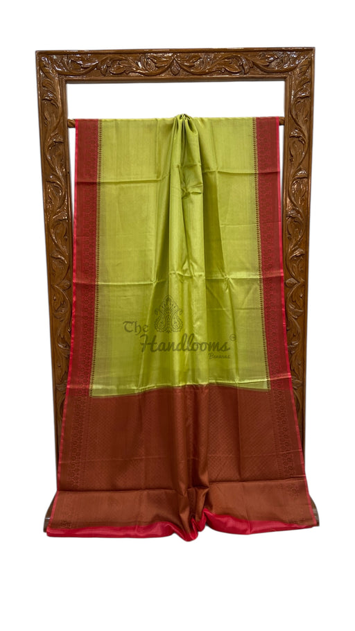 Pure Tussar Silk Handloom Banarasi Saree - The Handlooms