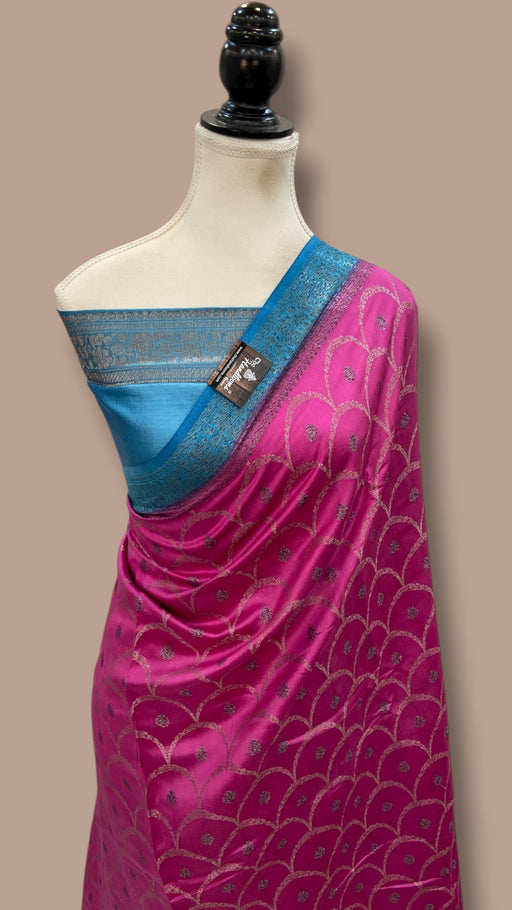 Pure Chiniya Silk Handloom Banarasi Saree - The Handlooms