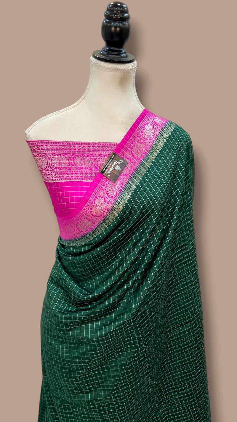 Pure Chiniya Silk Handloom Banarasi Saree - The Handlooms