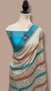 Pure Chiniya Silk Handloom Banarasi Saree - The Handlooms