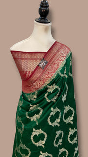 Pure Chiniya Silk Handloom Banarasi Saree - The Handlooms