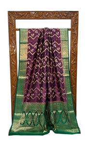 Pure Dupion Silk Banarasi Saree - The Handlooms