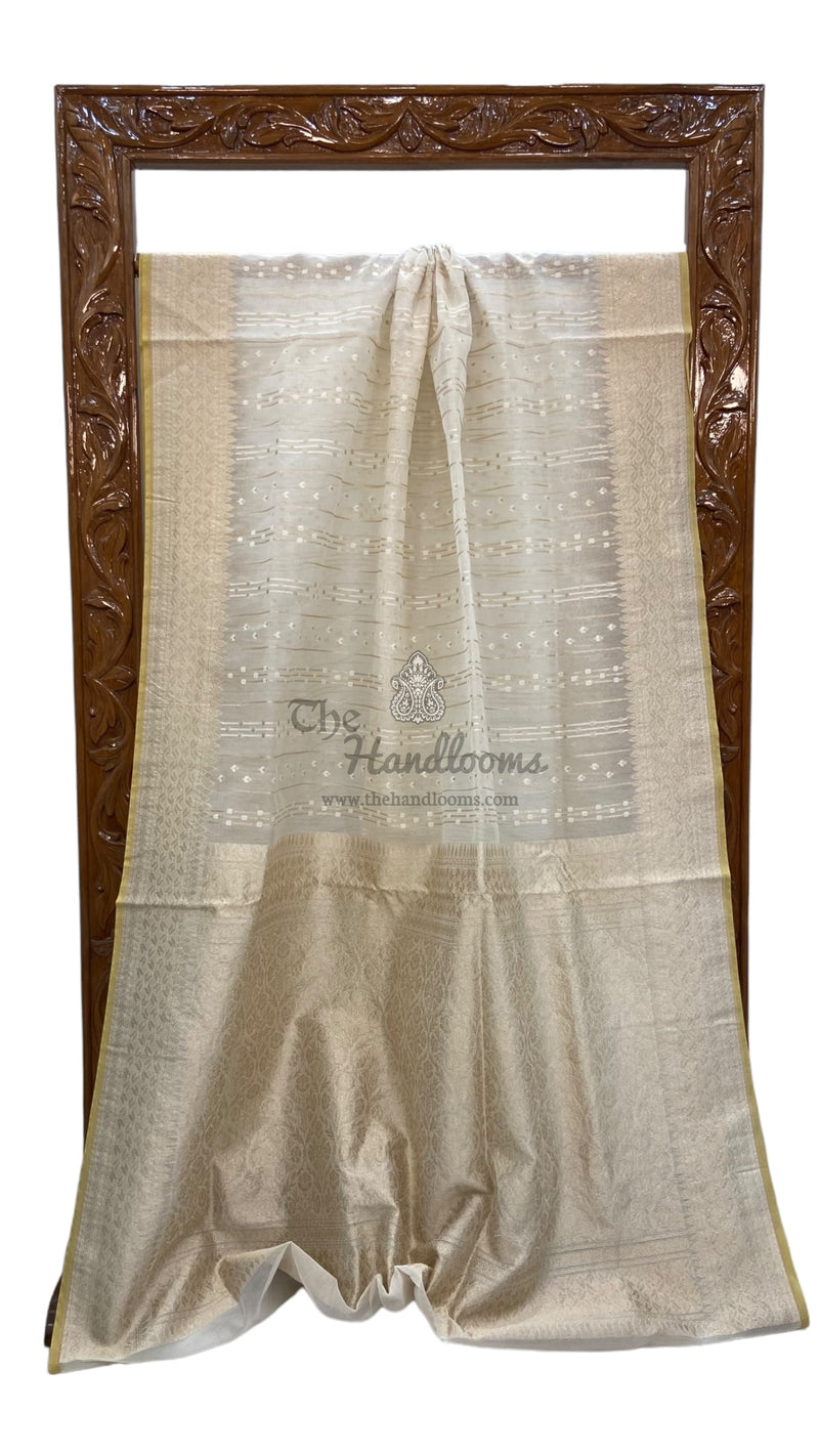 Pure Cotton Banarasi Handloom Saree - The Handlooms